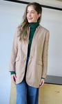 Blazer color camello