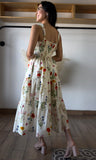 Flower Print Midi Dress