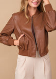 PU Bomber Jacket