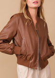 PU Bomber Jacket