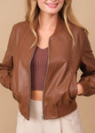 PU Bomber Jacket