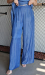 Draped Tencel Denim Pants