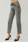 High Rise Straight Jeans
