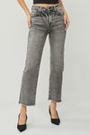 High Rise Straight Jeans