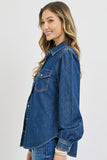 Shirring Sleeve Relaxed Fit Shirts
