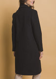 Longline Notch Lapel Coat