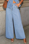 Wide Leg Denim Jeans