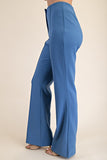 Flared High-Waisted Pants