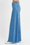 High Rise Wide Palazzo Jeans