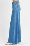High Rise Wide Palazzo Jeans