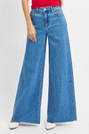 High Rise Wide Palazzo Jeans