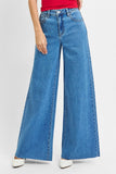 High Rise Wide Palazzo Jeans