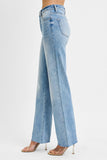 Tummy Control Rise Straight Jeans