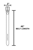 Faux Leather Western Concho Belt