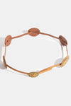 Faux Leather Western Concho Belt