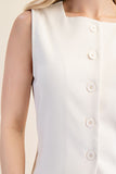 Sleeveless Round Neck Vest Top