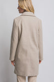 Longline Notch Lapel Coat