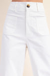 High Waist Wide Leg Pocket Pants