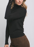 Long Sleeve Turtle Neck Sweater Top