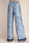 Animal Print Wide-leg Pants