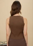 Sweater Button Down Cardigan Vest