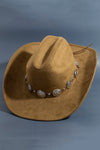 Round Concho Disc Belt Western Hat