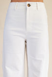 High-waist Straight Pants