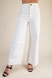 High-waist Straight Pants