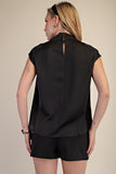 Cowl Neck Sleeveless Top