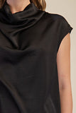 Cowl Neck Sleeveless Top