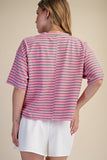 Round Neck Stripe Everyday Top