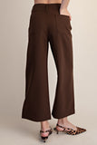 Colette Cropped Wide-leg Stretchy Pants