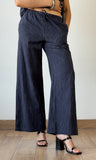 Stripe Gauze Pants