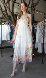 Spring Pleated Dress