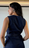 Dark Denim Vest