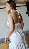 Tiered Maxi Dress With Embroidery Detail