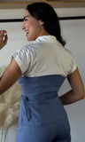 Denim and White Shirt Mix
