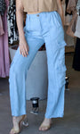 Tencel Cargo Pockets Pants