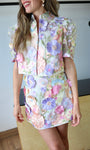 Floral Embroidered Lace Blouse