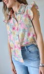 Flower Print Blouse