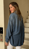 Denim Btton Detail Shirt