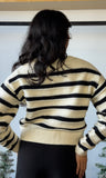 Stripe Pull Over Knit