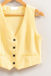 Tailored Button-down Vest