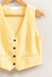 Tailored Button-down Vest