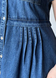 Denim Button Down Shirt Mini Dress