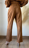 Suede Trouser