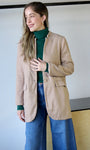 Blazer color camello