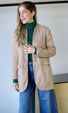 Blazer color camello