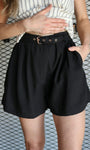 Black Belted Short