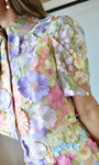 Floral Embroidered Lace Blouse